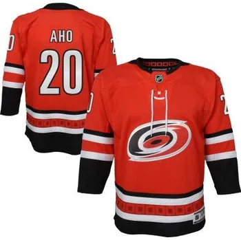 Outerstuff Dětský dres Sebastian Aho Carolina Hurricanes NHL Premier Home Velikost: L/XL