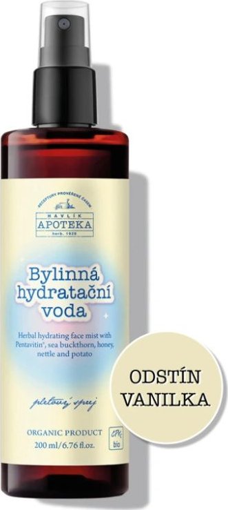 Bylinná osvěžující a hydratační voda na pleť Havlik Apoteka 200 ml