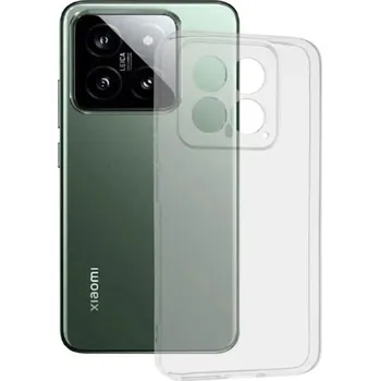 Pouzdro na mobilní telefon Silikonový obal pro Xiaomi 14T - průhledný