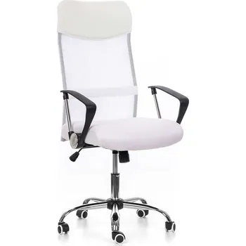 MERCURY Kancelářská židle ELLIS - látka, síťovina, bílá