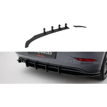 Nárazník Spoiler zadního nárazníku Street pro Volkswagen Polo GTI Mk6 Facelift černý