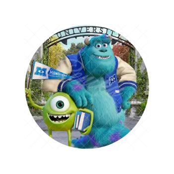 Jedlá dekorace na dort MONSTERS UNIVERSITY, VARIANTA Jedlý papír 1845