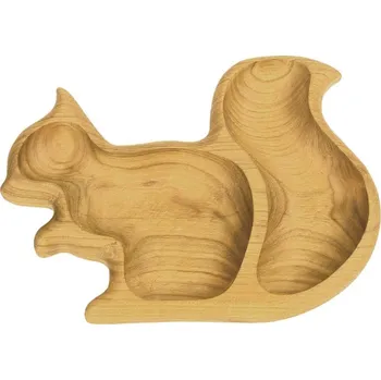 Dřevěná miska veverka (Dekorační a praktické dřevěné misky do domácnosti)