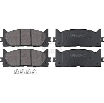 Brzdová destička Sada brzdových destiček, kotoučová brzda A.B.S. ABS37677