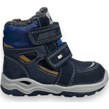 Chlapecká zimní obuv Dětské zimní boty s membránou IMAC - tmavě modré - 25