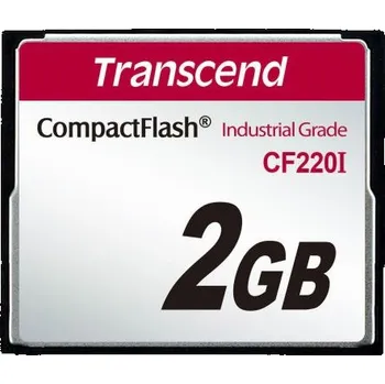 Paměťová karta Paměťová karta Compact Flash CompactFlash 2 GB Transcend Ano, model: CF220I SLC