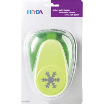 Umění Vysekávačka papíru HEYDA 76mm - sněhová vločka
