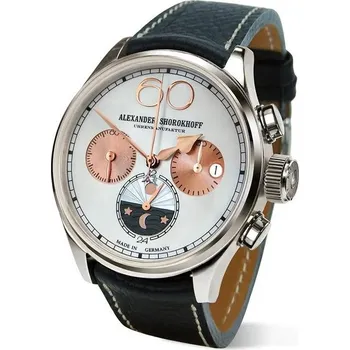 Hodinky Alexander Shorokhoff Day&Night Chrono AS.LCD01-2 + 5 let záruka a dárek ZDARMA