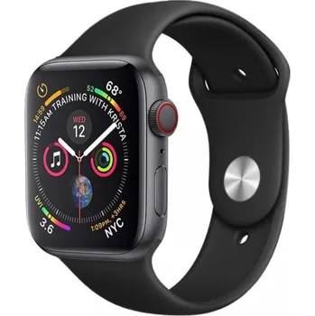 Příslušenství k chytrým hodinkám Silikonový řemínek pro chytré hodinky Apple Watch 42 mm (10.série) - černý