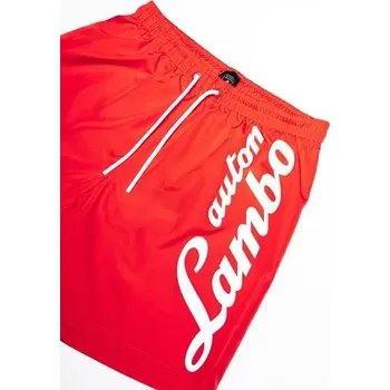 Pánská móda Lamborghini pánské plavky červené L