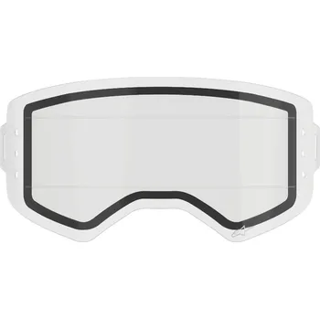 Motodoplněk Plexi pro brýle SUPERTECH, ALPINESTARS (dvojité antifog čiré pro systém roll-off)