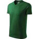 MALFINI® V-neck Tričko unisex Velikost: XL, Barva: lahvově zelená