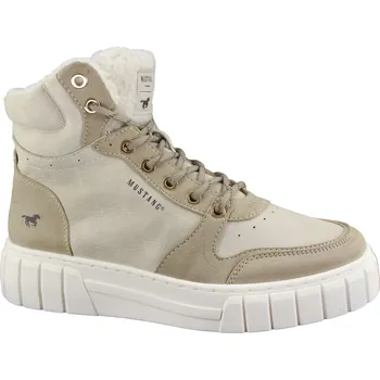 Dámské tenisky MUSTANG Dámský béžový kotník 1446602-243-365 Velikost 41