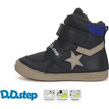 Chlapecká zimní obuv D.D.Step W040-42987B Barva: Modrá, Velikost: 29