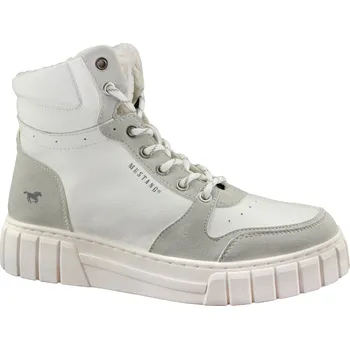 Dámské tenisky MUSTANG Dámský bílý kotník 1446602-001-365 Velikost 41