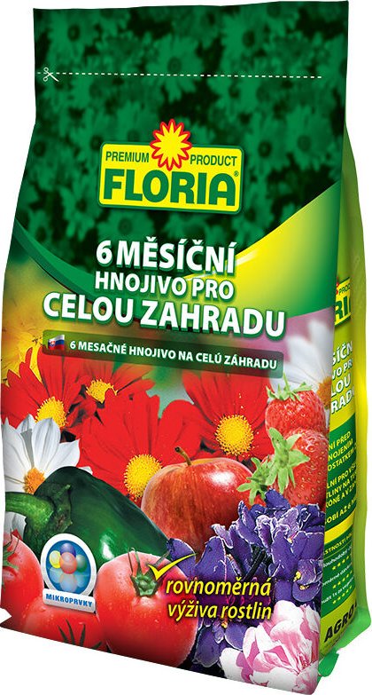 Floria 6 měsíční hnojivo pro celou zahradu 500g