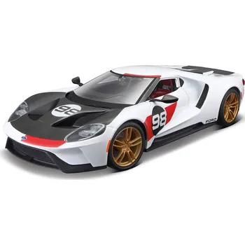 autíčko Maisto Ford GT Heritage 2021 1:18 bílá - expresní doprava