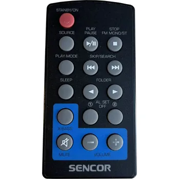 SENCOR SMC 703 B - kompatibilní značkový dálkový ovladač General