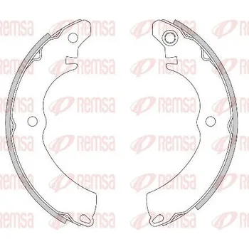 Brzdová čelist Brzdové pakny REMSA 4291.00