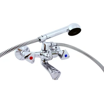 Vodovodní baterie Baterie vanová s přepínačem a vidlicí MORAVA ECO RAV Slezák M054.5/1 (150 mm)