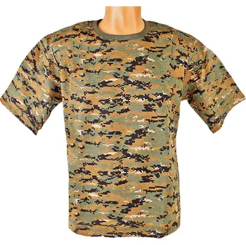 Tričko maskáčové Digital khaki (pánské maskáčové tričko)