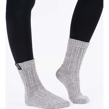 UHIP Ponožky vlněné Merino UHIP, unisex, 2 páry, grey melange 43-46