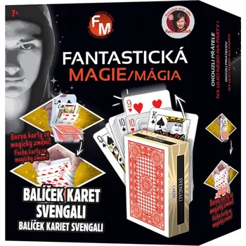 Kouzelnická sada Pavel Kožíšek Fantastická magie Balíček karet Svengali 