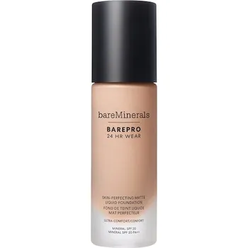 Make-up bareMinerals Oblicejovy-make-up Podkladova-bazeBAREPRO® 24HR Wear Skin-Perfecting Matte Liquid Foundation Mineral SPF 20 Light 25 Cool 30 ml (28&nbsp;467,00 Kč / 1 l)