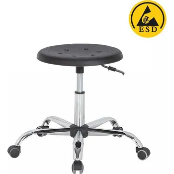 Otočná pracovní stolička ESD černá
