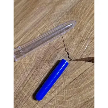 Příslušenství k šicímu stroji Navlékač nití délka 85 mm v plastovém pouzdře barva modrá