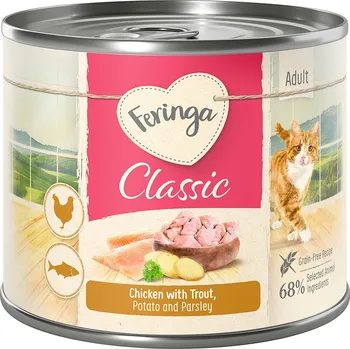 Krmivo pro psa 12x200g Feringa Menu Duo - Pstruh a kuře