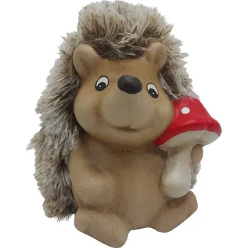 Ježek keramický s houbou 11cm 2000182A