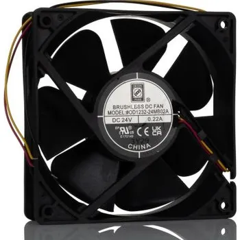 PC ventilátor RS PROAxiální ventilátor 24 V DC DC, průtok vzduchu: 181.8m³/h 5.28W220mA, 120 x 120 x 32mm