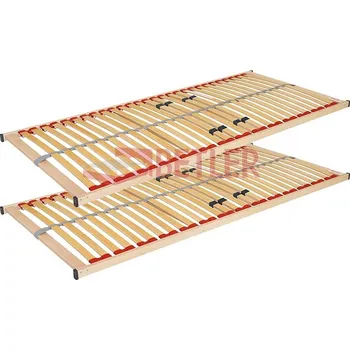 Postelový rošt Rosty.cz PEVNÝ LAMELOVÝ ROŠT KLASIK 28 1+1 90x200cm - 2 rošty