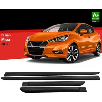 Lišta karosérie Plastové lišty dveří Nissan Micra -- od roku výroby 2013-