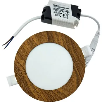 Bodové svítidlo Podhledové světlo LED 6W, 118mm, denní bílé,230V/6W,vestavné,TRIXLINE