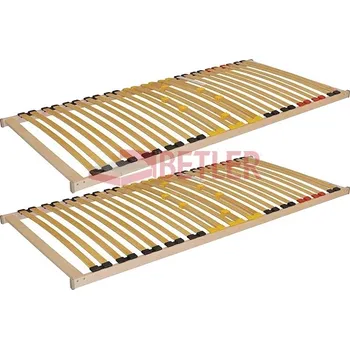Postelový rošt Rosty.cz PEVNÝ LAMELOVÝ ROŠT PRAKTIK 26 1+1 80x200cm - 2 rošty