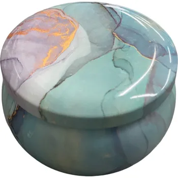 Výroba svíčky DANNY MADE Svíčka plechovka mramor