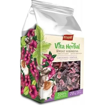 Krmivo pro hlodavce VITAPOL Vita Herbal pro hlodavce a králíky, ibišek 70g