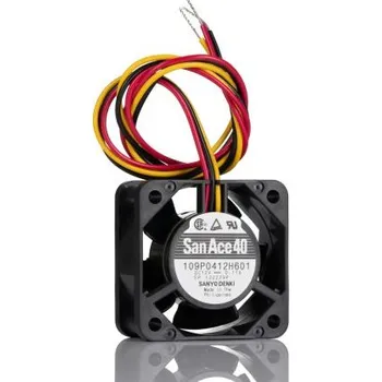 Počítačové chlazení Sanyo DenkiAxiální ventilátor 12 V DC DC, průtok vzduchu: 13.6m³/h 1.32W110mA, 40 x 40 x 20mm