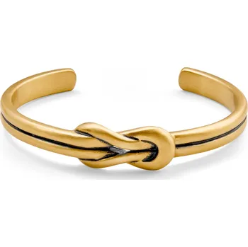 Náramek Evan Graham kovový náramek Herkulův uzel zlaté barvy - Lucleon