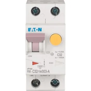 Proudový chránič Proudový chránič RCBO 1P plus N 32A Montáž na lištu DIN vypínací citlivost 30mA, rozsah: PXK A