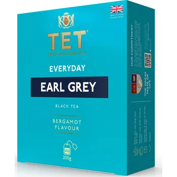 Čaj TET Everyday Earl Grey 100 sáčků - černý čaj