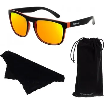 Žertovný předmět Sportovní sluneční brýle UV 400 černo-oranžové - Trizand