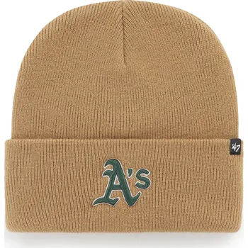 Módní doplněk 47 Brand Pánská zimní čepice Oakland Athletics MLB Haymaker '47 CUFF KNIT