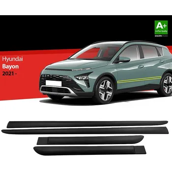Lišta karosérie Plastové lišty dveří Hyundai Bayon -- od roku výroby 2021-