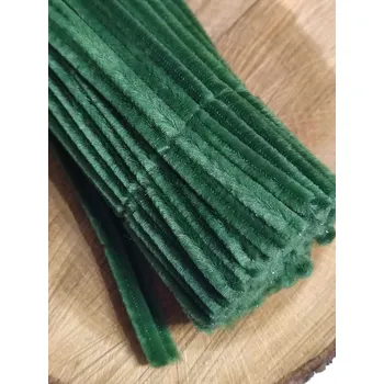 Hobby drát Chlupaté modelovací drátky Ø6 mm délka cca 30 cm barva zelená khaki