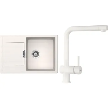 Granitový dřez Set Schock S7-1 (dřez Mono D-100 Polaris + baterie Epos Polaris)