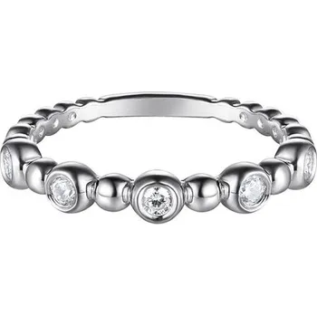 Prsten Prsten SILVERINO se zirkony 8227-52