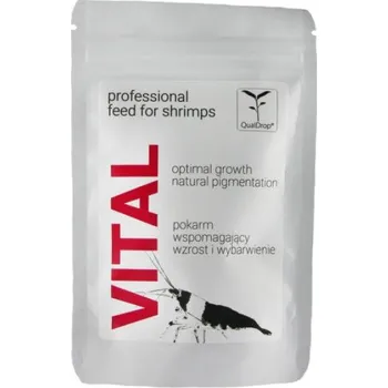 Krmivo pro rybičky QualDrop Vital - krmivo pro krevety 10g